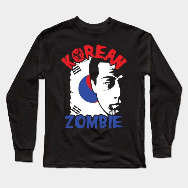 Korean Zombie Long Sleeve T-Shirt by cagerepubliq